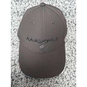 NWT Maxfli Tech Cap Charcoal Grey Golf Hat Strap Back One Size Fits Most New